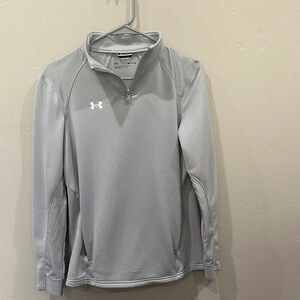 Under Armour Light Gray Performance Pullover